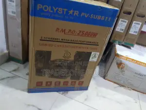 Polystar PV-SUB811 2.1 Channel USB SD Card Decoder Speaker System