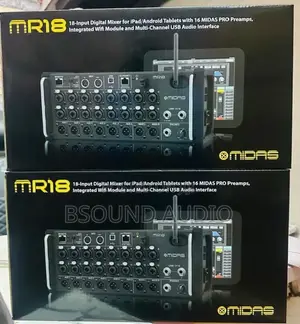 Midas MR18 - Mixer Dijital Mai Shigar Shafi 18