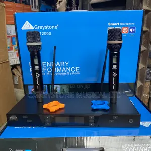 Greystone GM-12000 Dual UHF Wireless Microphone System
