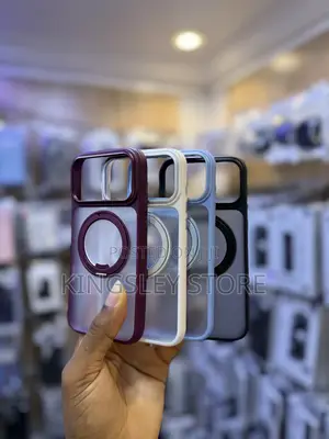 iPhone 18 Pro Max/Pro, 17 Pro Max/Pro Metal Frame Case with Ring Stand