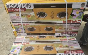 Qasa Lotus Gilashin Sama Gas Burner (2 Burner)