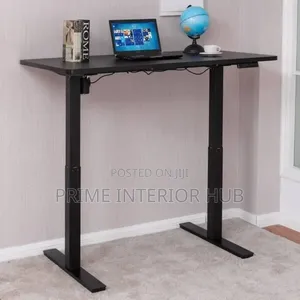 Premium Electric Adjustable Height Desk - Matte Black