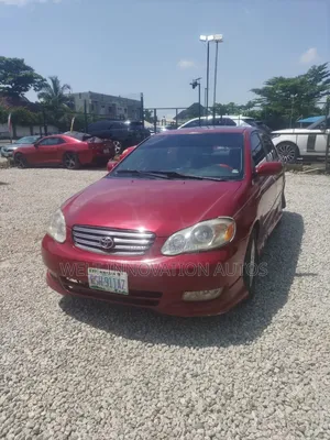 2004 Toyota Corolla Sedan Red
