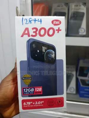 New Itel A300+ 128GB Black