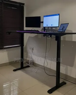 Matte Black Electric Sit-Stand Desk (1.4m)