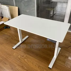White Electric Height Adjustable Standing Desk (1.6m)