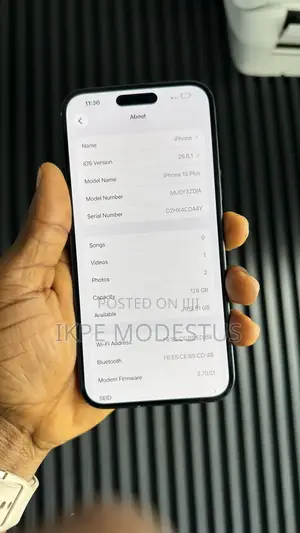 Apple iPhone 15 Plus 128GB Baki