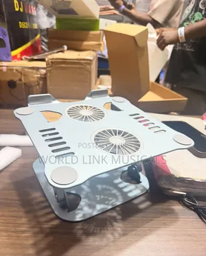 Professional DJ Stand with Double Fan