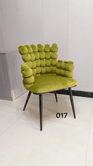Luxury Green Upholstered Accent Chair - Model 017