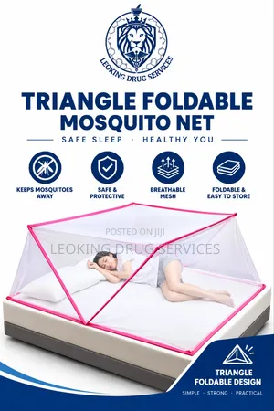 Foldable Triangle Mosquito Net - Babu Shigar Bed Canopy