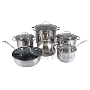 12pcs Zepter German Stainless Steel Pot Set