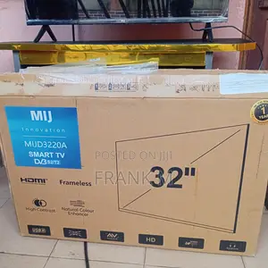 MIJ 32-inch HD Smart Android TV tare da Tsayawa