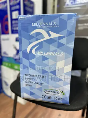 Millennals Cat6 UTP Solid Copper LAN Cable (23AWG)