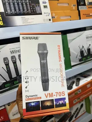 Shure VM-70s Dynamic Vocal Microphone Mai On/Off Switch