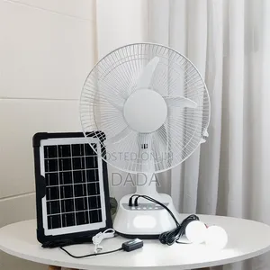 Fan mai Sake caji da Hasken LED & Cajin USB