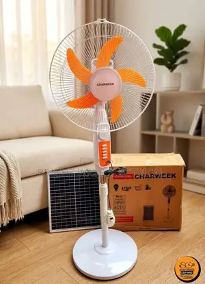 Solar Standing Fan da Fitila