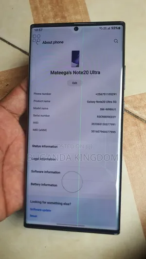 Samsung Galaxy Note 20 Ultra 5G 128GB Black