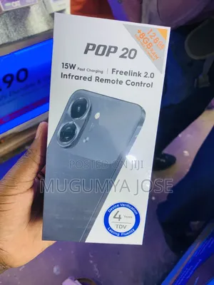 New Tecno Pop 20 128GB Black