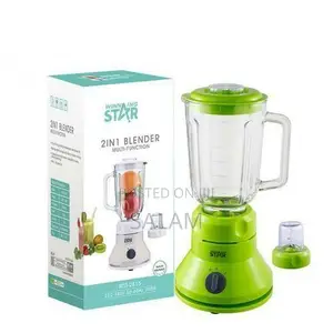 Winningstar 1.5L 2-in-1 Fruit Juice Blender, Grinder, Mincer - Green